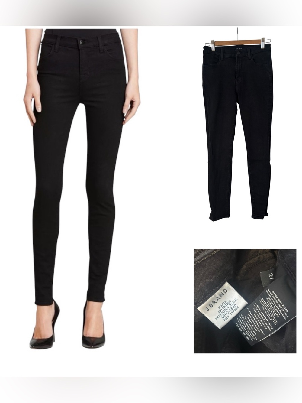 J Brand Maria High Rise Skinny Jean